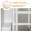 MOROBOR 4 Pack Closet Door Finger Pull, Plastic Round Sliding