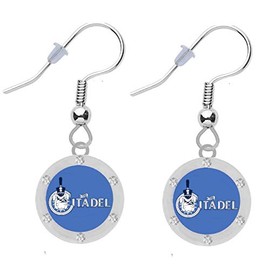 Final Touch Gifts Citadel Crystal Earrings Pierced