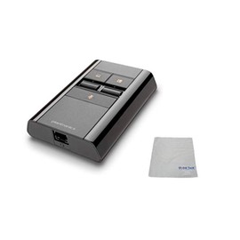 Global Teck Bundle of Plantronics MDA526 QD USB-A Smart Audio Processor EHS Corded Switcher/Mixer for Quick Disconnect Headsets for Desk Phones with Microfiber Cleaning Cloth