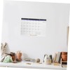 FUNOMOCYA English Monthly Desk Calendar Minimalist Design Thick for Memo