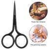 Mudder 3 Pack Small Nose Scissors Facial Hair Trimming Mini
