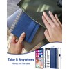 WEMATE Password Book with Alphabetical Tabs, Spiral Password Keeper Book