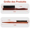 Fosoloni Pack of 2 Boar Bristle Brush, Beard Brush Men,