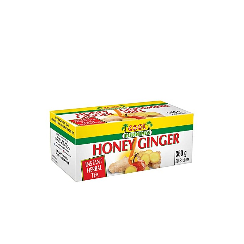 Cool Runnings Honey Ginger Instant Herbal Tea, 360g/13oz {Imported from