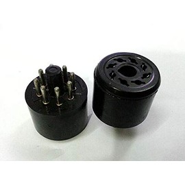 4pcs 8Pin Bakelite Vacuum Tube Socket Saver for EL34 6SN7 KT88 5AR4 5U4G KT66
