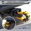 AUTMATCH Shackle Hitch Receiver 2" with 3/4" Mega D Ring