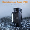 BYASKZIV Lampara Cabeza, Linterna de Cabeza IP68 Recargable, Resistencia a