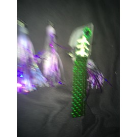 High Percentage Salmon Trolling Flies And Bait/Meat Rigs- Clear Glow