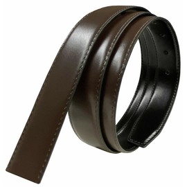 Reversible Dress Belt Strap Replacement Genuine Leather 1-1/8"(30mm) & 1-3/8"(35mm) Wide (35MM- Black/Brown, 36)