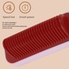Negative Ion Hair Straightener Brush LCD Display Dual Use Heated