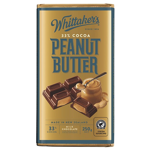 Whittaker's Peanut Butter Block 250g