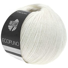 Lana Grossa Ecopuno, 26 White Yarn