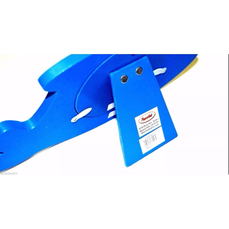 Puzzled Baby Kids Photo Frame Wooden 9.5x5.5 Blue Sea Ocean