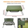 ONLYFIRE Portable Camping Stove 2-Burner, Propane Camp Stove with Foldable