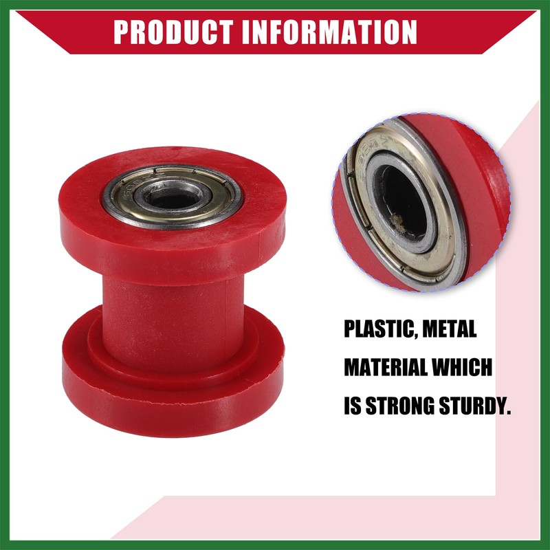 Motoforti Chain Roller Pulley Tensioner/for Motorcycle ATV 8mm 2 Set