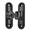 Wocoe 90/180° Barn Door Latches，Right Angle Door Lock,Zinc Alloy Flip