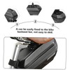 BIUDECO Large Capacity Bike Saddle Bag Backseat Bag Durable Material