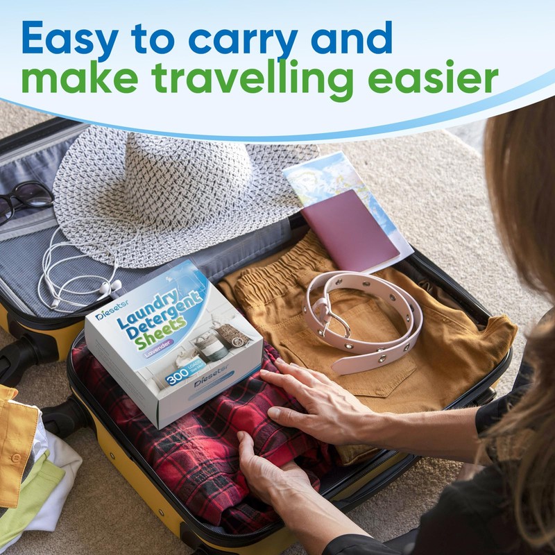 Diesetsr Laundry Detergent Sheets 150 Counts 300 Small Loads Travel