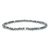 LAKADA Genuine Gemstone Bracelet with Faceted 4 mm Beads and