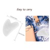 Gua Sha Stone Heart Shape - Guasha Face Massage for