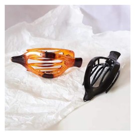 Lay Down Claw Clip Flat French Hair Clips Banana Barrettes No Slip Grip Jaw Clips for Hair Clamps for Thick Thin Hair Styling Accessories for Women 2Pcs