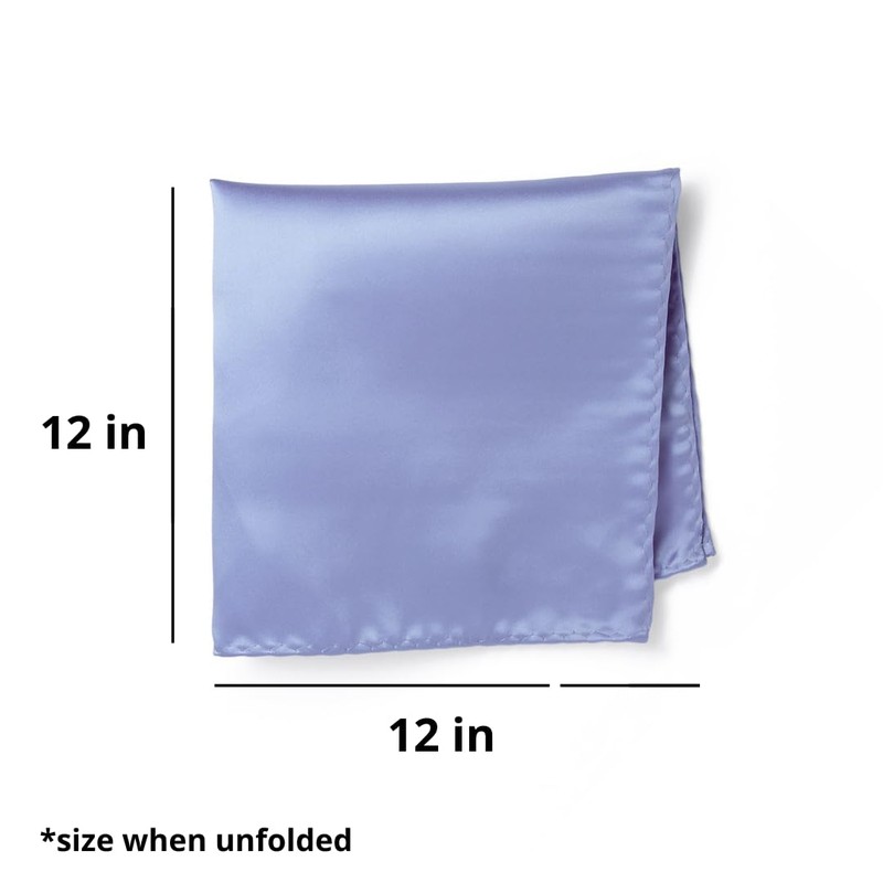 tiemart Premium Pocket Square (Periwinkle)