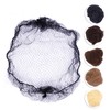 YANTAISIYU 50pcs Hairnet Hair Net para Bun Invisible Elastic Edge