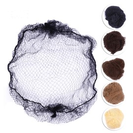 YANTAISIYU 50pcs Hairnet Hair Net para Bun Invisible Elastic Edge Mesh 20 pulgadas 50 cm (Embalaje a granel, multicolor)