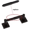 Toilet Paper Holder Roller 2pcs Black Color Plastic Toilet Tissue