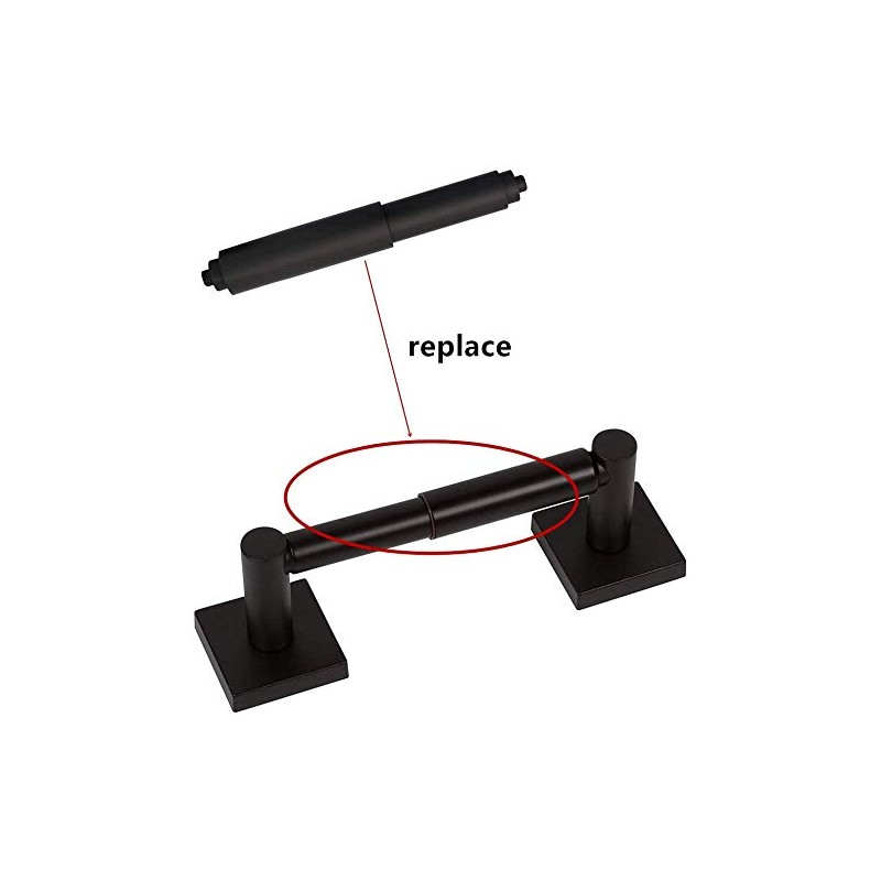 Toilet Paper Holder Roller 2pcs Black Color Plastic Toilet Tissue