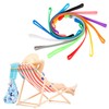 CCINEE 12 Pack Beach Towel Bands for Beach Chair, Stretchable