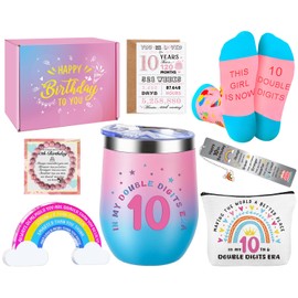 10th Birthday Gifts for Girls - Fabulous 10 Year Old Girl Cool Presents Set Cute Unique Gifts Ideas for Her Girl Age 10 Daughter Sister Niece Best Friend Teens Sweet 10th Happy Birthday Decorations