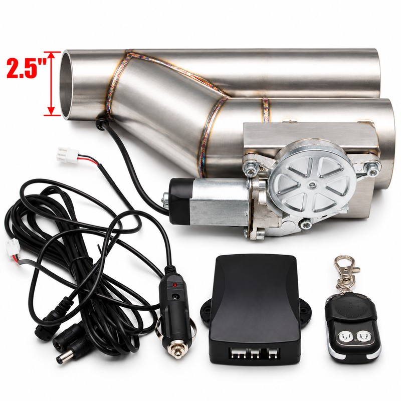 Electric Exhaust Cutout Valve for Custom Exhaust Control – Remote-Operated