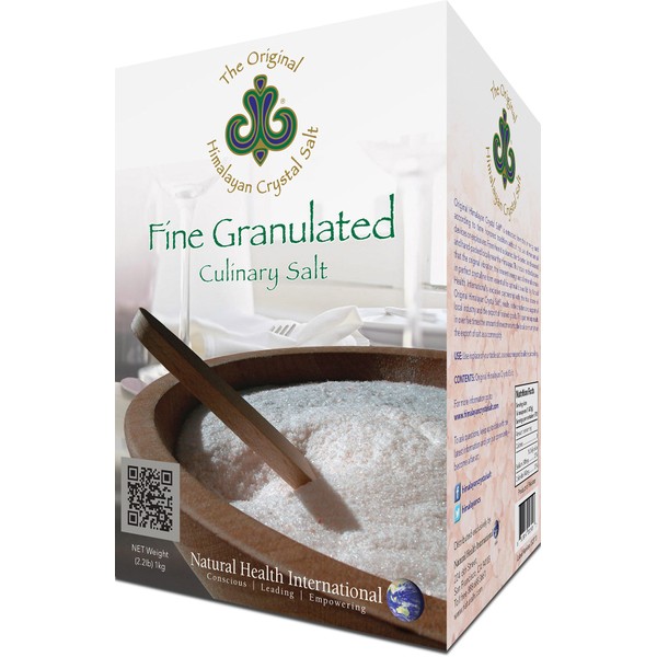 Original Himalayan Salt Crystal - Fine Granulated Culinary Salt for