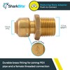 SharkBite 1/4 Inch x 1/2 Inch MNPT Reducing Adapter, Push