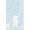 Right Now Decals Fly Fishing Fisherman Trout Fish - Cars