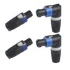 Right Angle Speaker Plug Speakon Connector, Speaker Jacks and Connectors