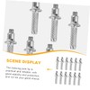 OHPHCALL 12pcs Tungsten Trekking Rod Tips Replacement for Hiking Sticks