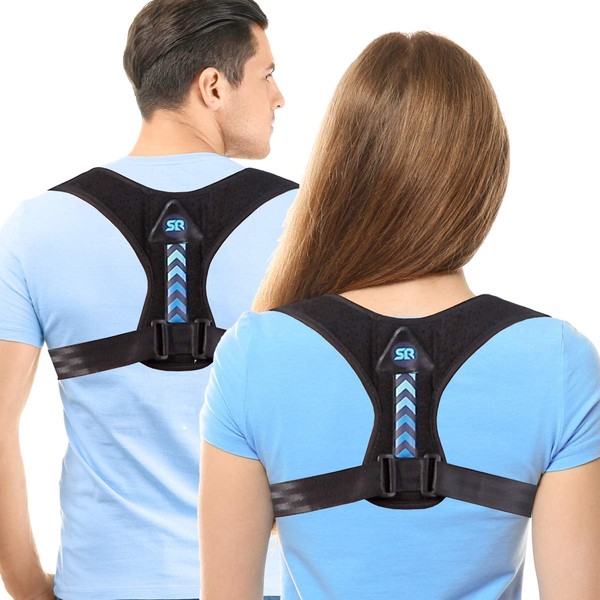 Updated 2022 Version Posture Corrector For Men And Women- Adjustable Upper Back Brace For Clavicle Support and Providing Pain Relief From Neck, Back and Shoulder