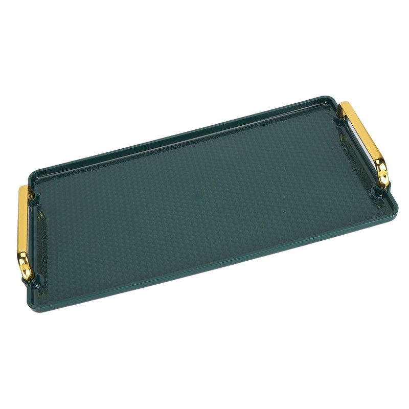 Large Handle Tray Double Ear Plastic Tray Rectangular Stable Multifunctional