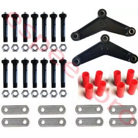 espeedpro21 Greasable Tandem Axle Trailer Spring Suspension Rebuild Kit Wet Bolt 7K-14K