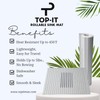Top-it Sink Mat for More Counter Space. Rollable Sink Cover.