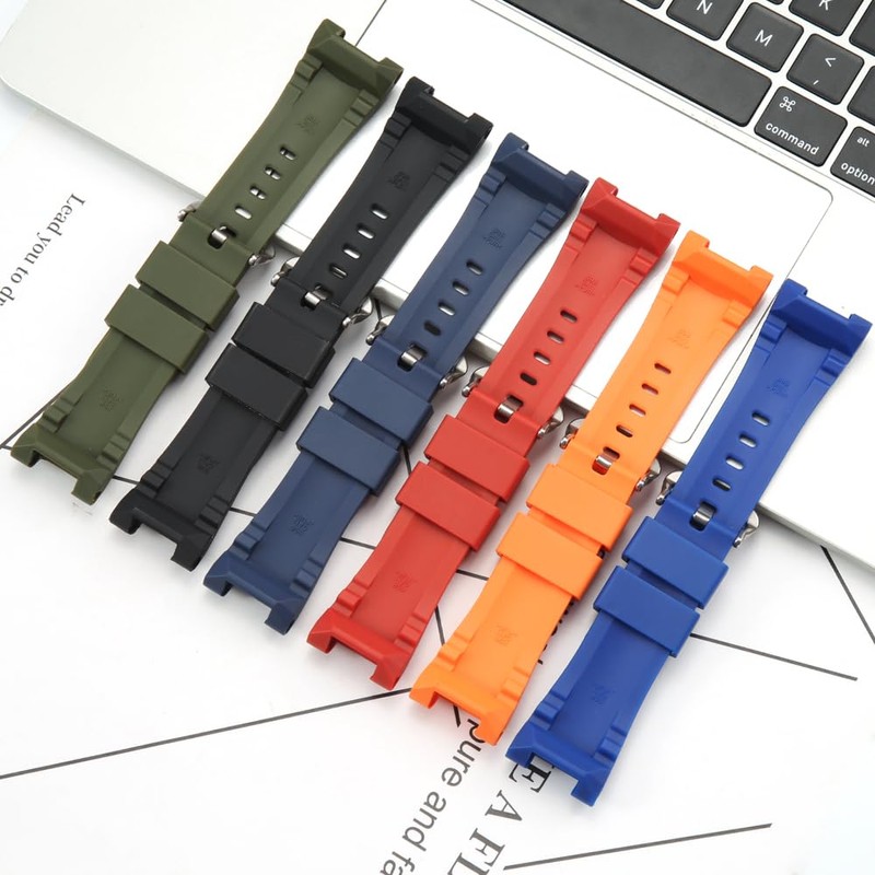 MCXGL Resin Replacement strap Compatible with Casio GST-210 GST-B100 GST-W110