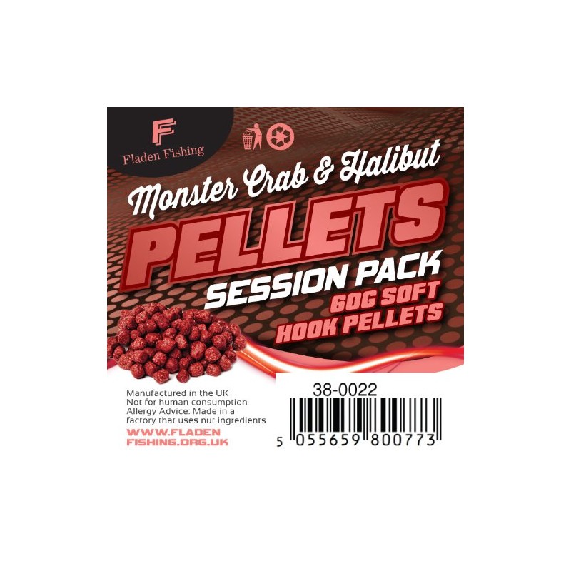 Session Pack Monster Crab & Halibut Soft Hook Pellets -