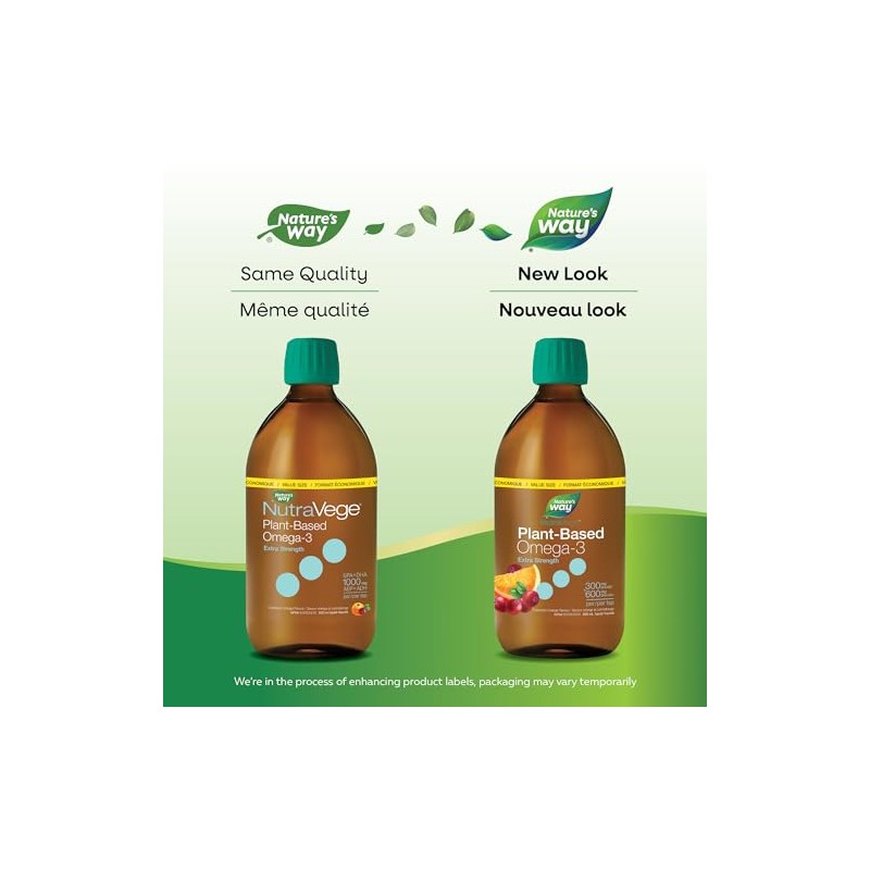 Natures Way NutraVege Extra Strength ArndanoNaranja 500 mL - Omega3