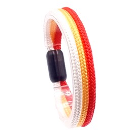 Generisch JoJewelry Kansas City Fan Bracelet, Nylon, No Gemstone