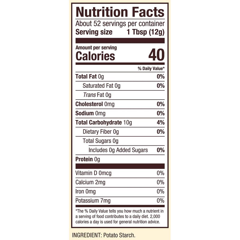 Bob's Red Mill Potato Starch, Resealable Stand up Bag, 22
