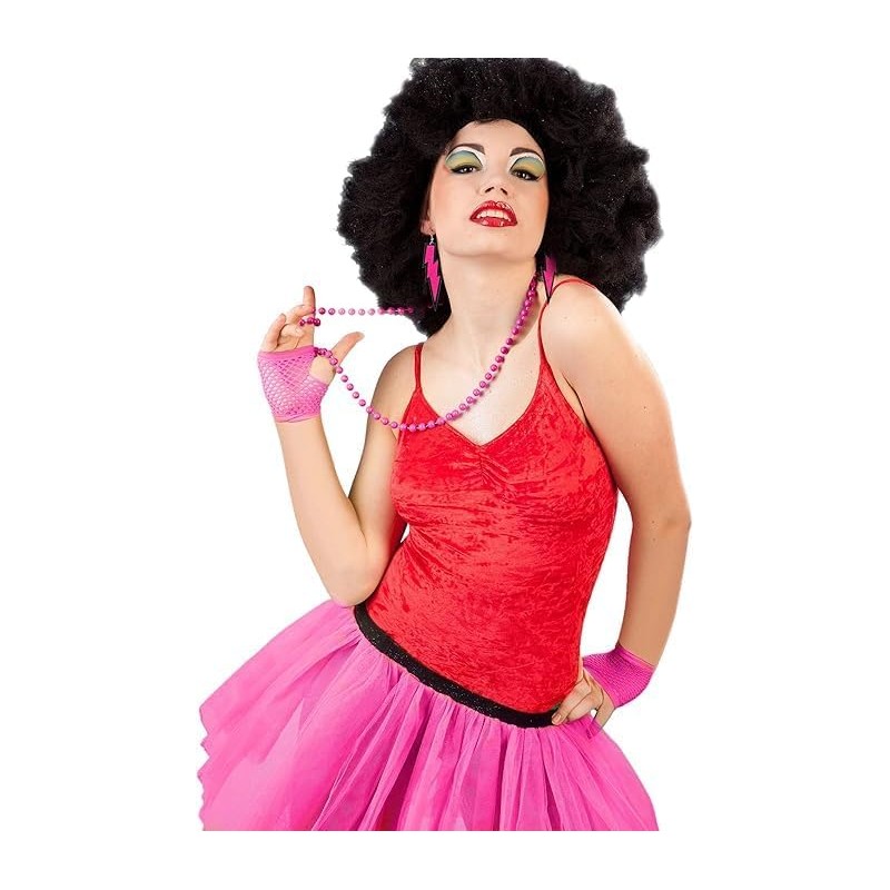 Disfraz de los 80's Mujers, 5 Conjunto de Accesorios para