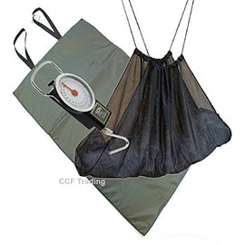 LANDING MAT FISHING SCALES 50lb & SLING CARP FISHING TACKLE UNHOOKING