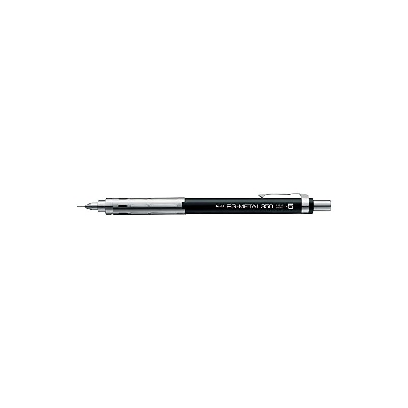 Pentel PG-METAL350 Drafting Pencil, 0.5mm, Black, PG315-A